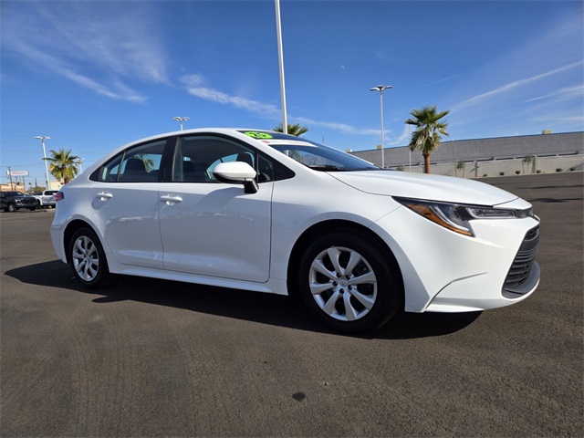 Certified 2025 Toyota Corolla LE with VIN 5YFB4MDE5SP259893 for sale in Northfield, Minnesota