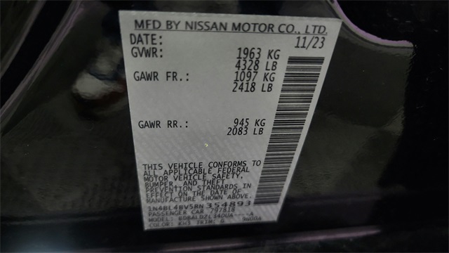 2024 Nissan Altima 2.5 S FWD 2024 Nissan Altima 2.5 S FWD