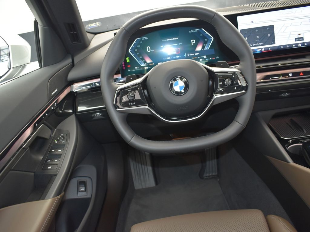2024 Mineral White Metallic BMW 5 Series 540i xDrive AWD Sedan