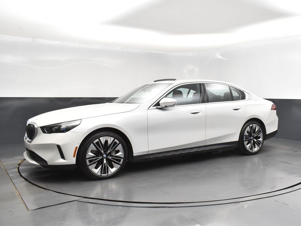 2024 Mineral White Metallic BMW 5 Series 540i xDrive AWD Sedan