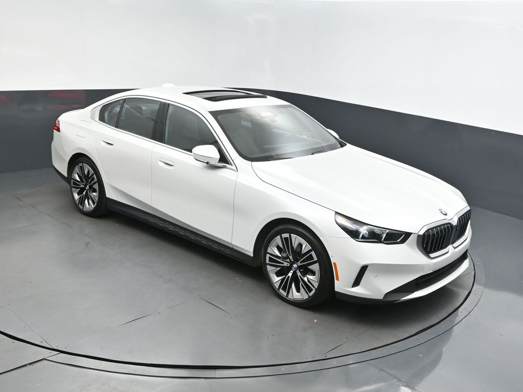 2024 Mineral White Metallic BMW 5 Series 540i xDrive AWD Sedan