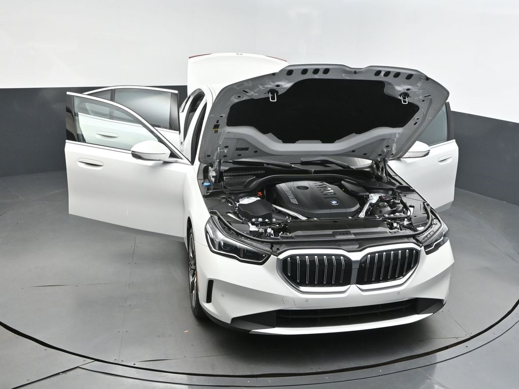 2024 Mineral White Metallic BMW 5 Series 540i xDrive AWD Sedan