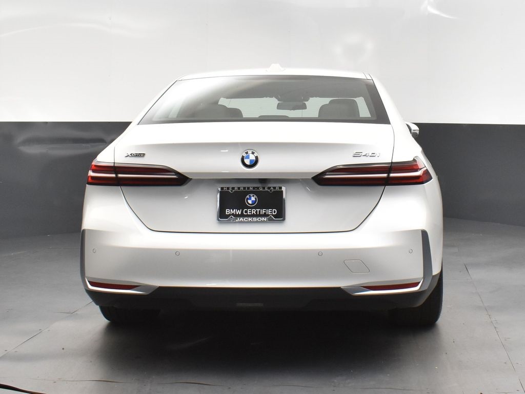2024 Mineral White Metallic BMW 5 Series 540i xDrive AWD Sedan