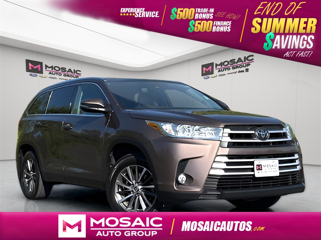 Used 2019 Toyota Highlander XLE SUVs