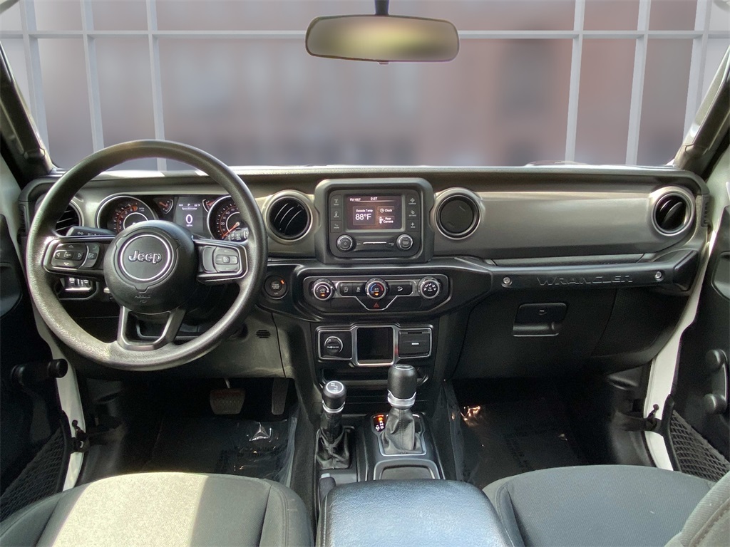 2021 Bright White Clearcoat Jeep Wrangler Unlimited Willys 4X4 SUV