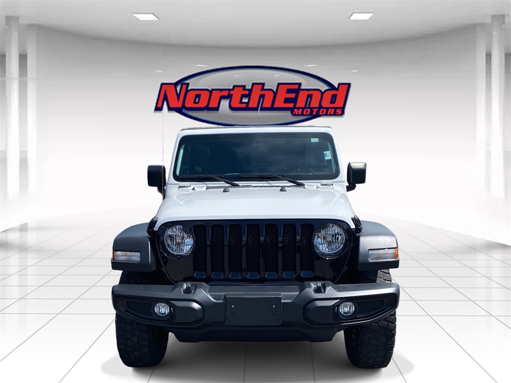 2021 Bright White Clearcoat Jeep Wrangler Unlimited Willys 4X4 SUV