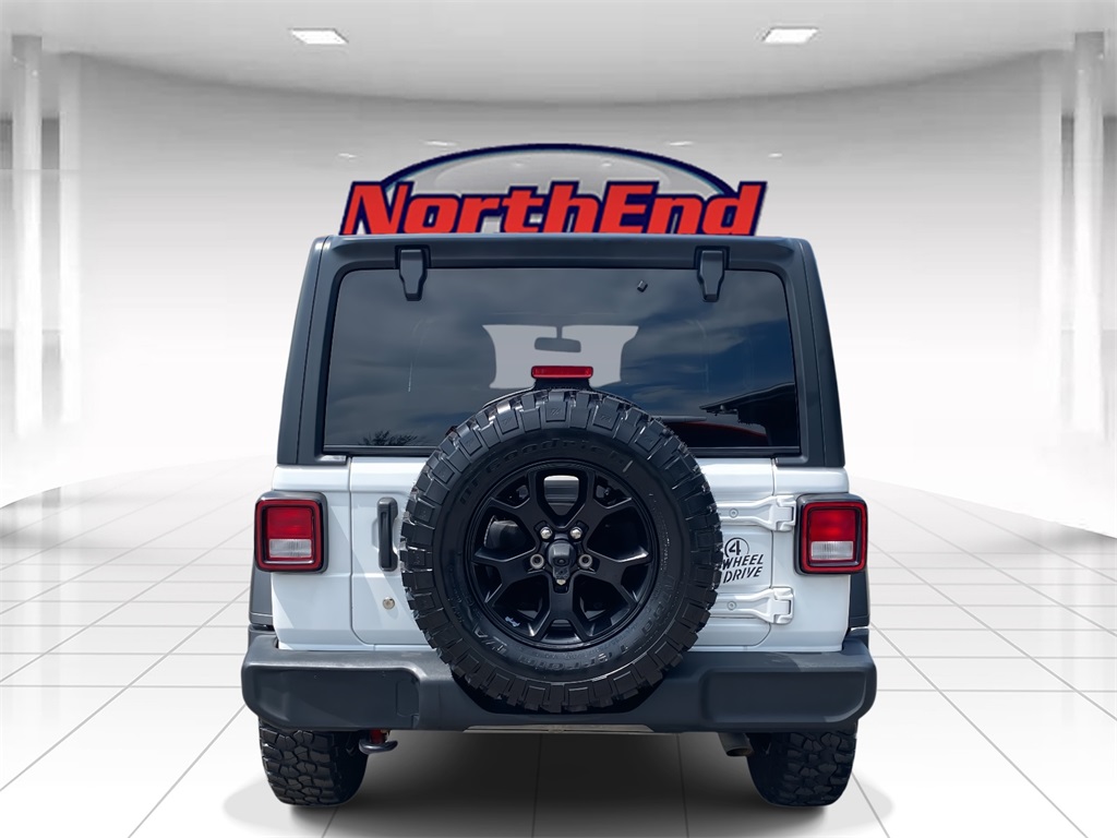 2021 Bright White Clearcoat Jeep Wrangler Unlimited Willys 4X4 SUV