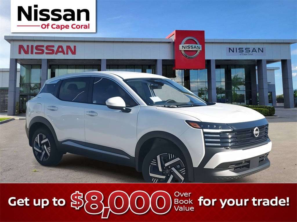 2025 Aspen White Nissan Kicks SV FWD SUV