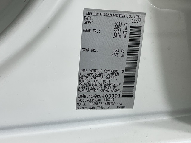 2024 Nissan Altima 2.5 SR photo 20