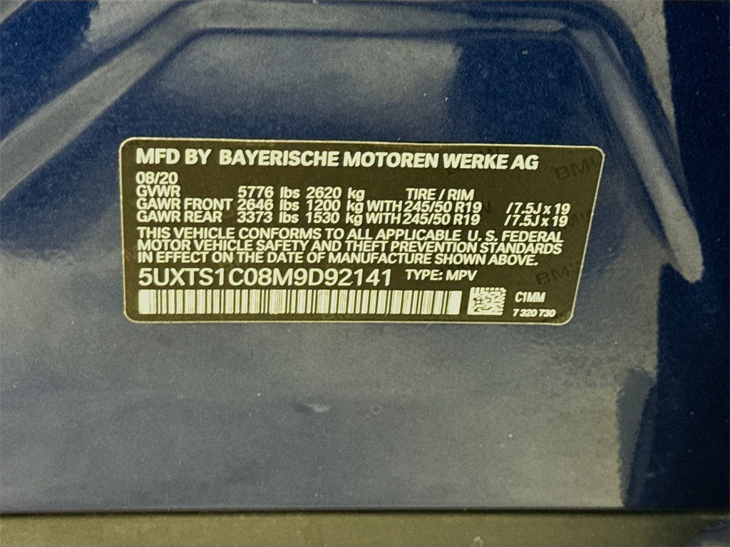 Photo of 2021 BMW X3 xDrive30e in Myrtle Beach, SC - 34,  2021 BMW X3 xDrive30e:T3889H