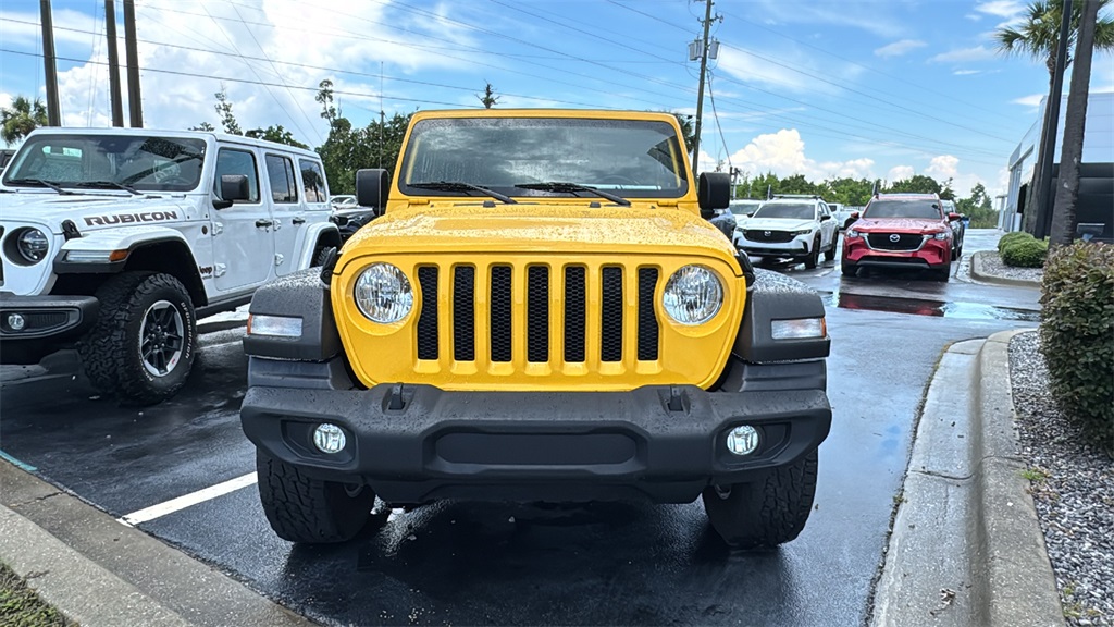 2020 Baja Yellow Clearcoat Jeep Wrangler Unlimited Sport S 4X4 SUV