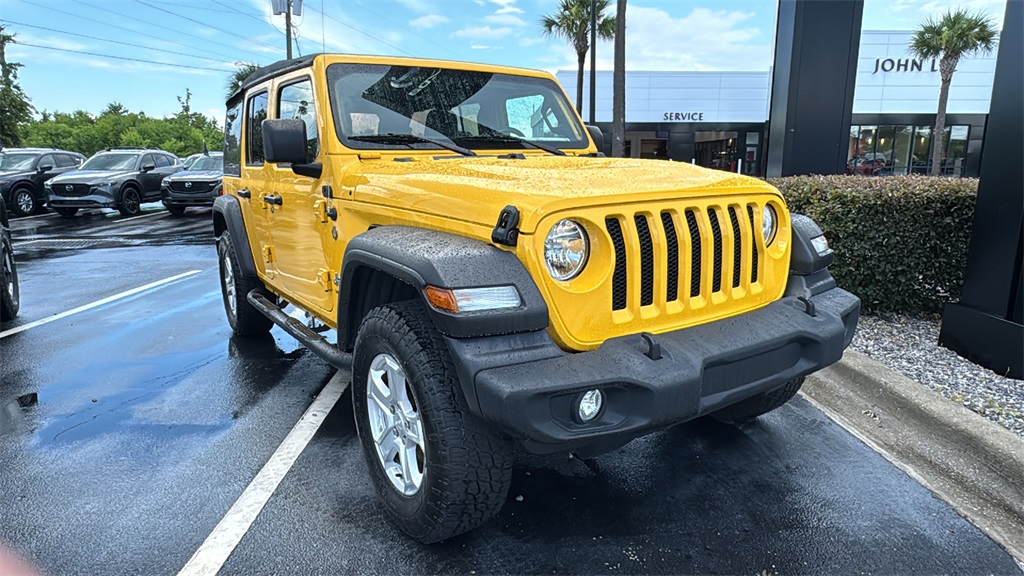 2020 Baja Yellow Clearcoat Jeep Wrangler Unlimited Sport S 4X4 SUV