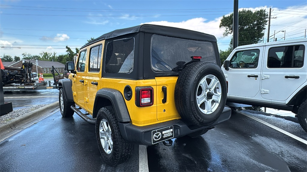 2020 Baja Yellow Clearcoat Jeep Wrangler Unlimited Sport S 4X4 SUV