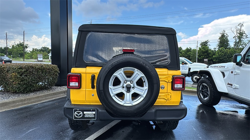2020 Baja Yellow Clearcoat Jeep Wrangler Unlimited Sport S 4X4 SUV