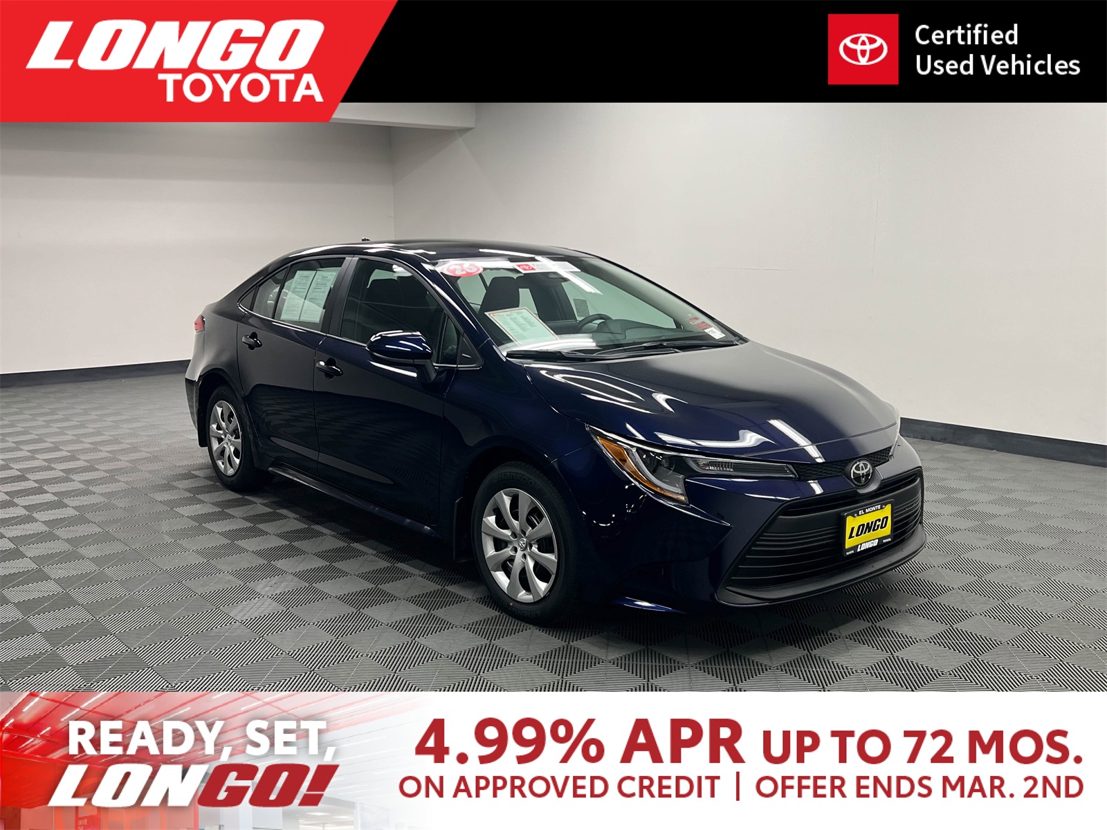 used 2026 Toyota Corolla car, priced at $23,535