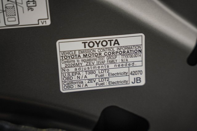 new 2026 Toyota bZ car, priced at $35,418
