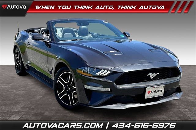 2023 Gray Metallic Ford Mustang EcoBoost Premium RWD Convertible
