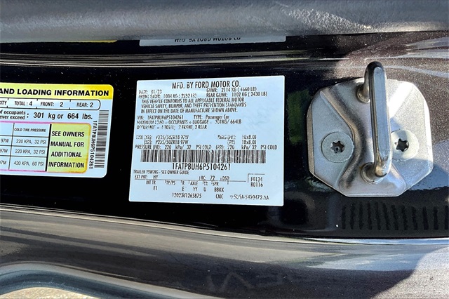 2023 Gray Metallic Ford Mustang EcoBoost Premium RWD Convertible