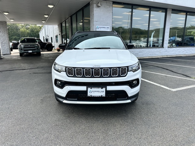 2025 Bright White Clearcoat Jeep Compass Limited 4X4 SUV