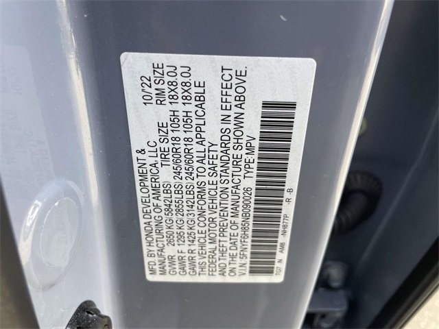 used 2022 Honda Pilot car, priced at $29,188