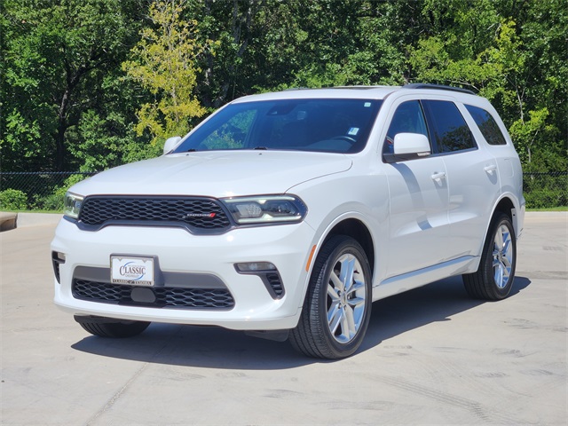 2022 White Knuckle Clearcoat Dodge Durango GT Plus AWD SUV