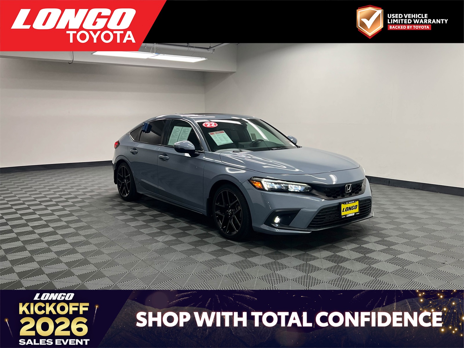 used 2022 Honda Civic car, priced at $26,488