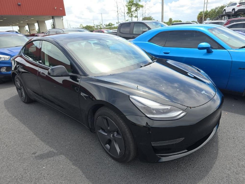 Used 2022 Tesla Model 3 Base with VIN 5YJ3E1EA3NF345912 for sale in Cleveland, OH