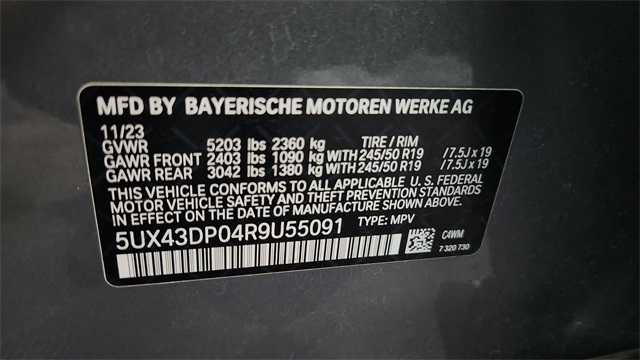 2024 BMW X3 sDrive30i RWD 2024 BMW X3 sDrive30i RWD