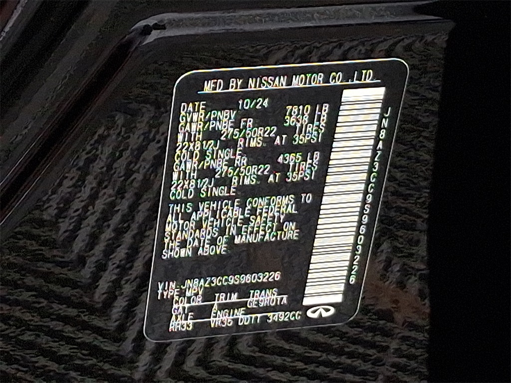 QX80 AUTOGRAPH