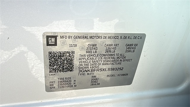 used 2020 Chevrolet Blazer car, priced at $21,466