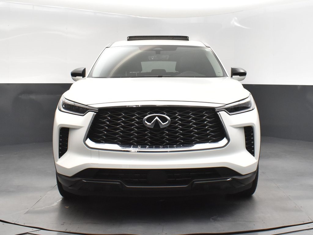 2025 Glacier White Infiniti QX60 PURE FWD SUV