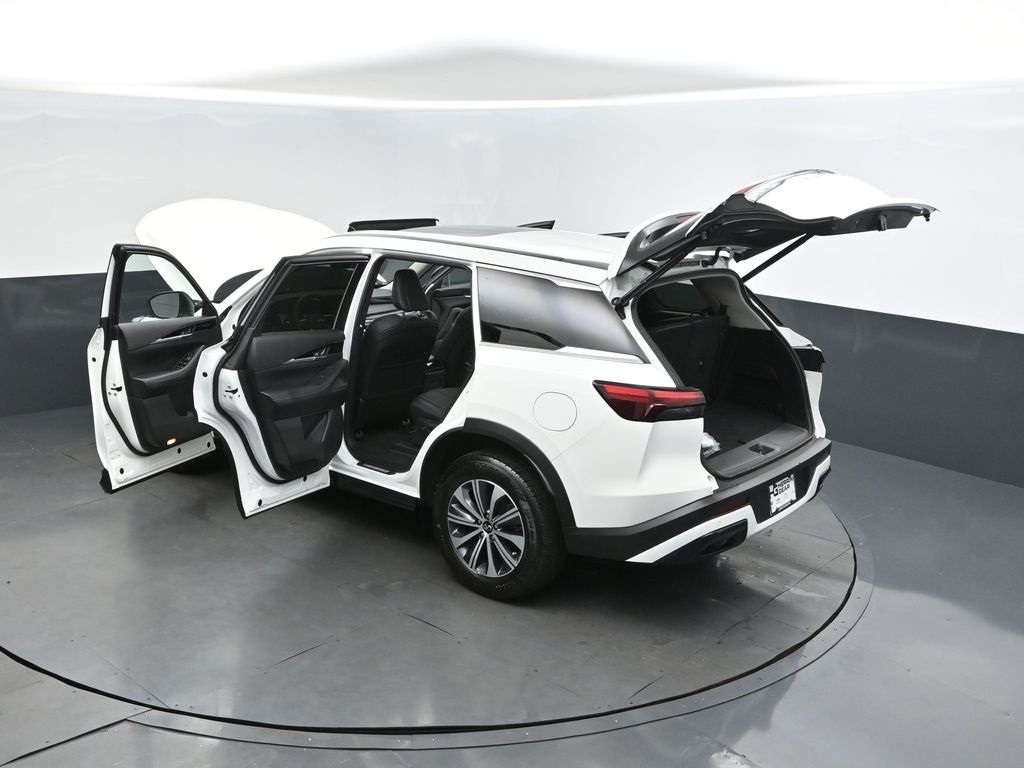 2025 Glacier White Infiniti QX60 PURE FWD SUV