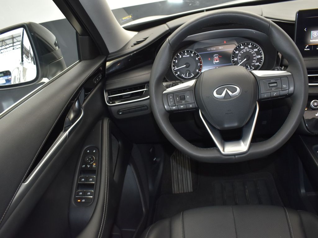 2025 Glacier White Infiniti QX60 PURE FWD SUV