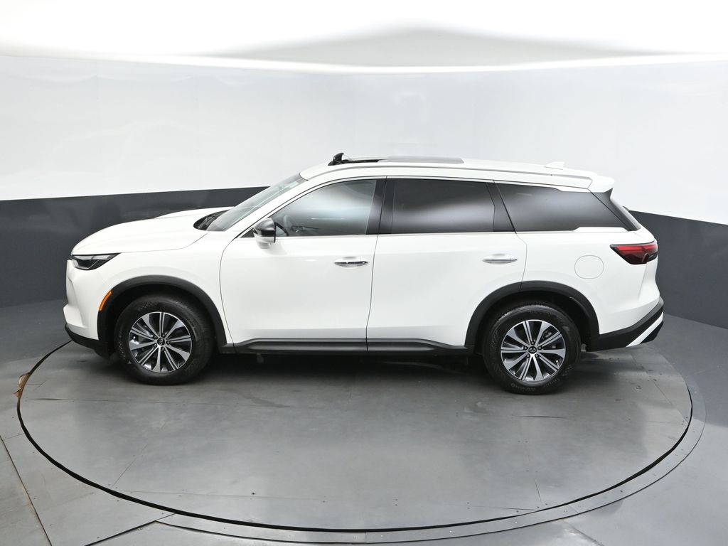 2025 Glacier White Infiniti QX60 PURE FWD SUV