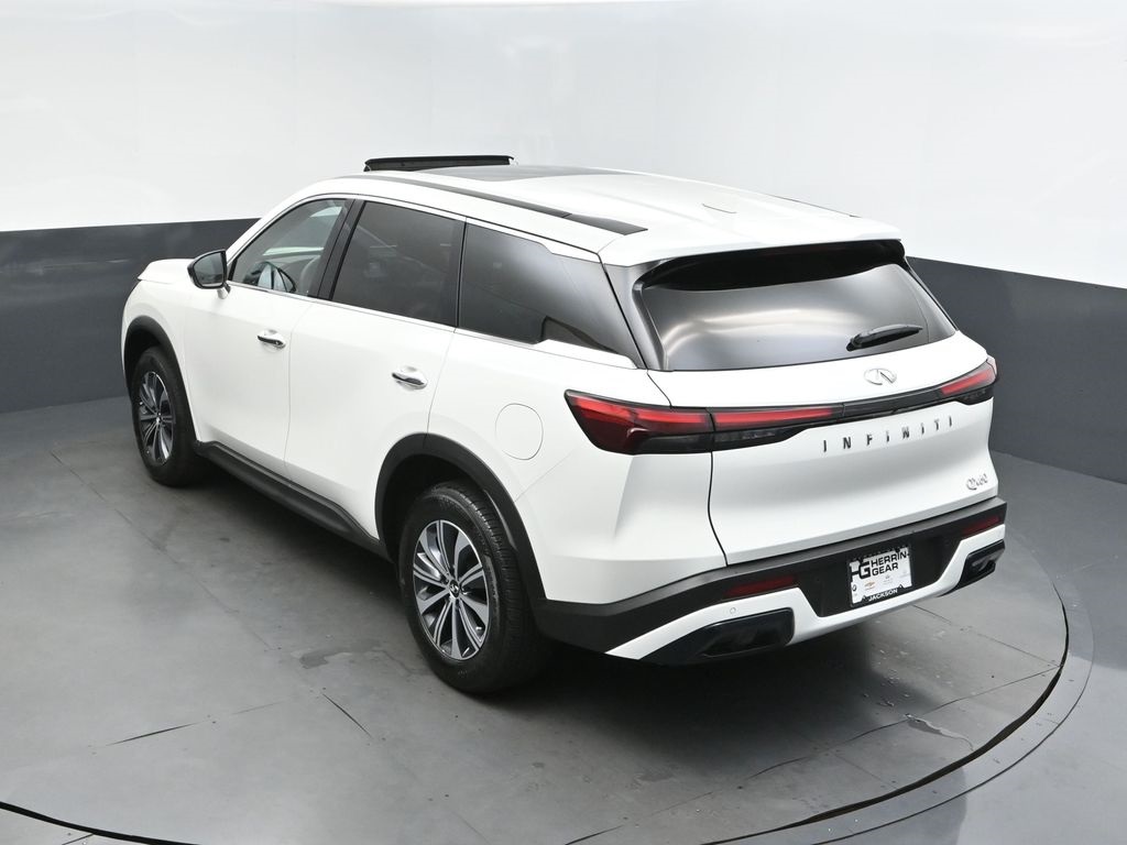 2025 Glacier White Infiniti QX60 PURE FWD SUV