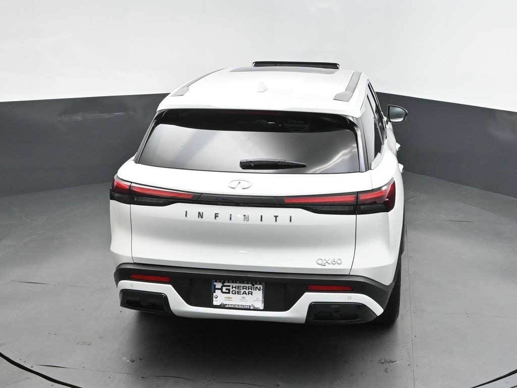 2025 Glacier White Infiniti QX60 PURE FWD SUV
