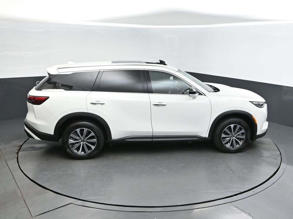 2025 Glacier White Infiniti QX60 PURE FWD SUV