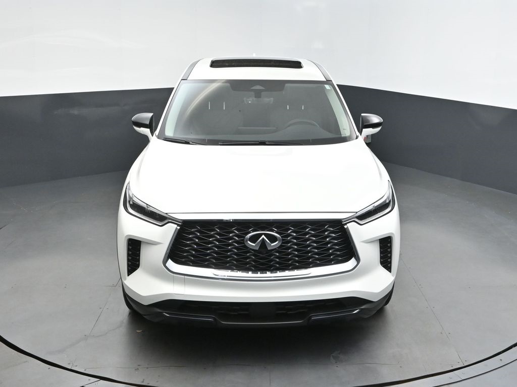 2025 Glacier White Infiniti QX60 PURE FWD SUV
