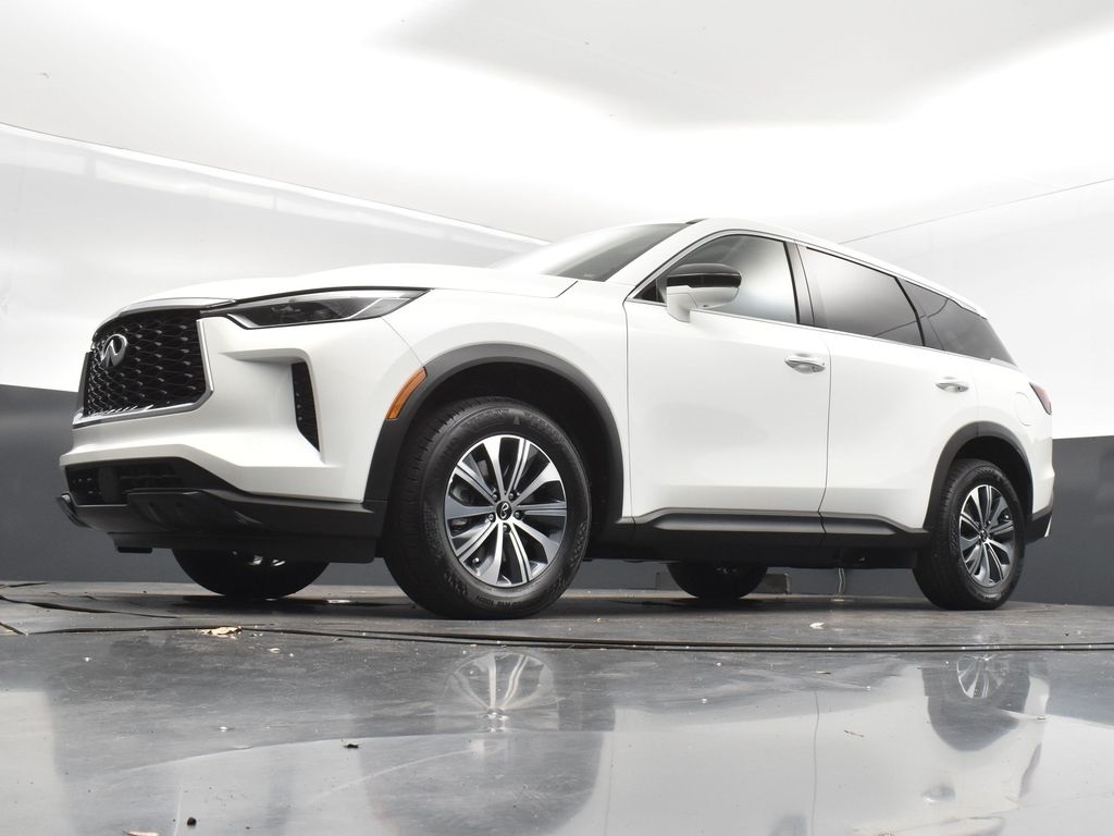 2025 Glacier White Infiniti QX60 PURE FWD SUV