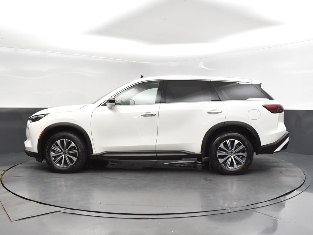 2025 Glacier White Infiniti QX60 PURE FWD SUV