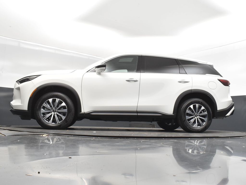 2025 Glacier White Infiniti QX60 PURE FWD SUV