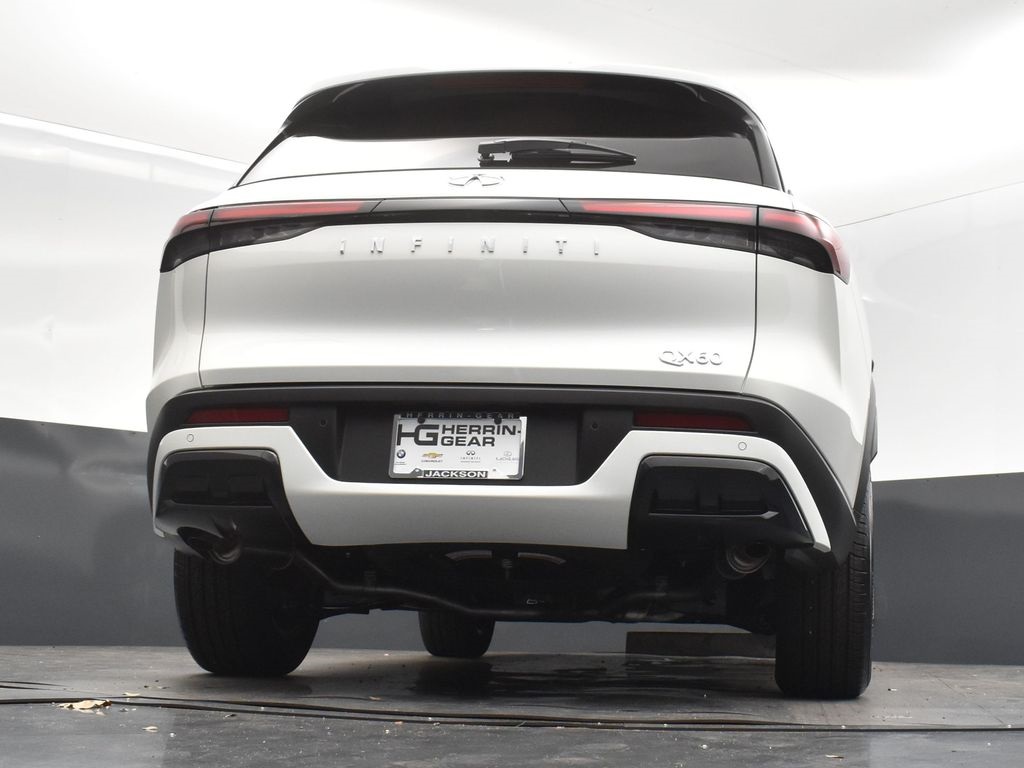 2025 Glacier White Infiniti QX60 PURE FWD SUV