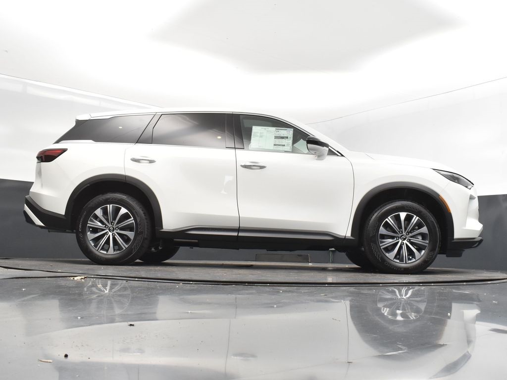 2025 Glacier White Infiniti QX60 PURE FWD SUV