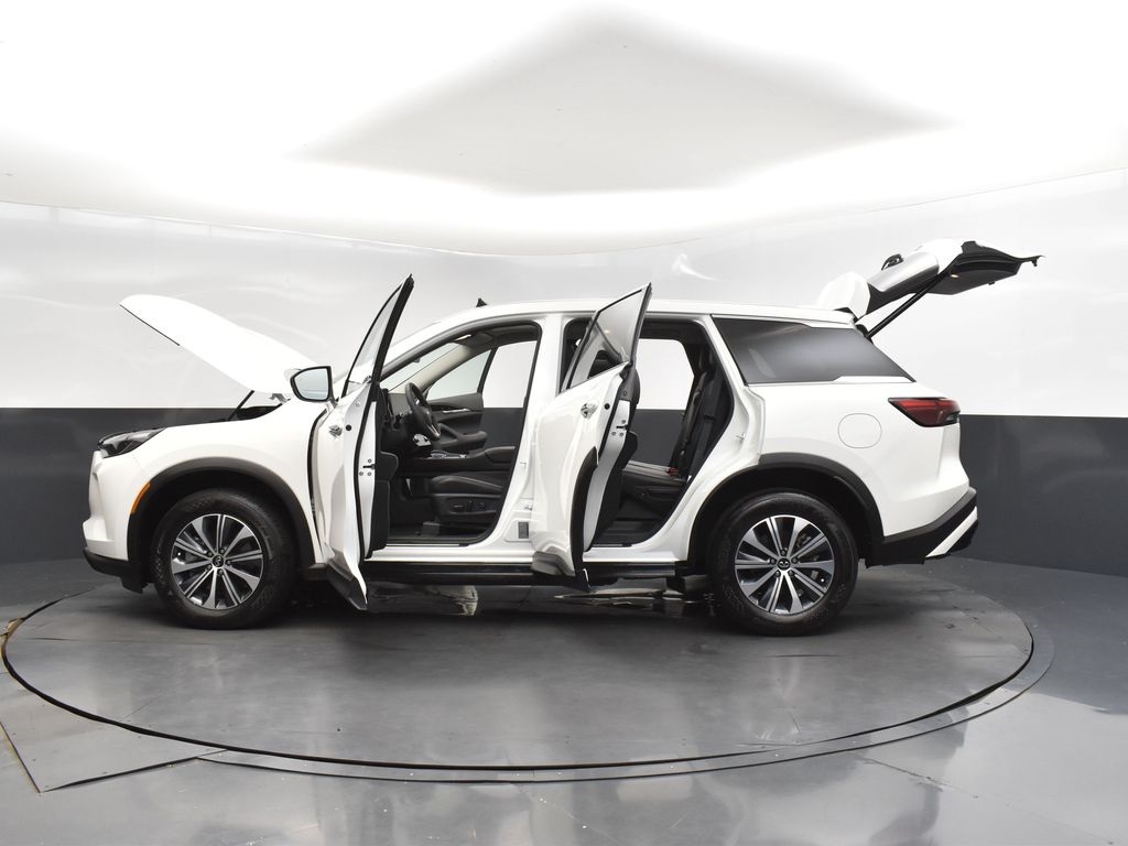 2025 Glacier White Infiniti QX60 PURE FWD SUV