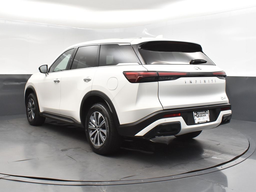 2025 Glacier White Infiniti QX60 PURE FWD SUV