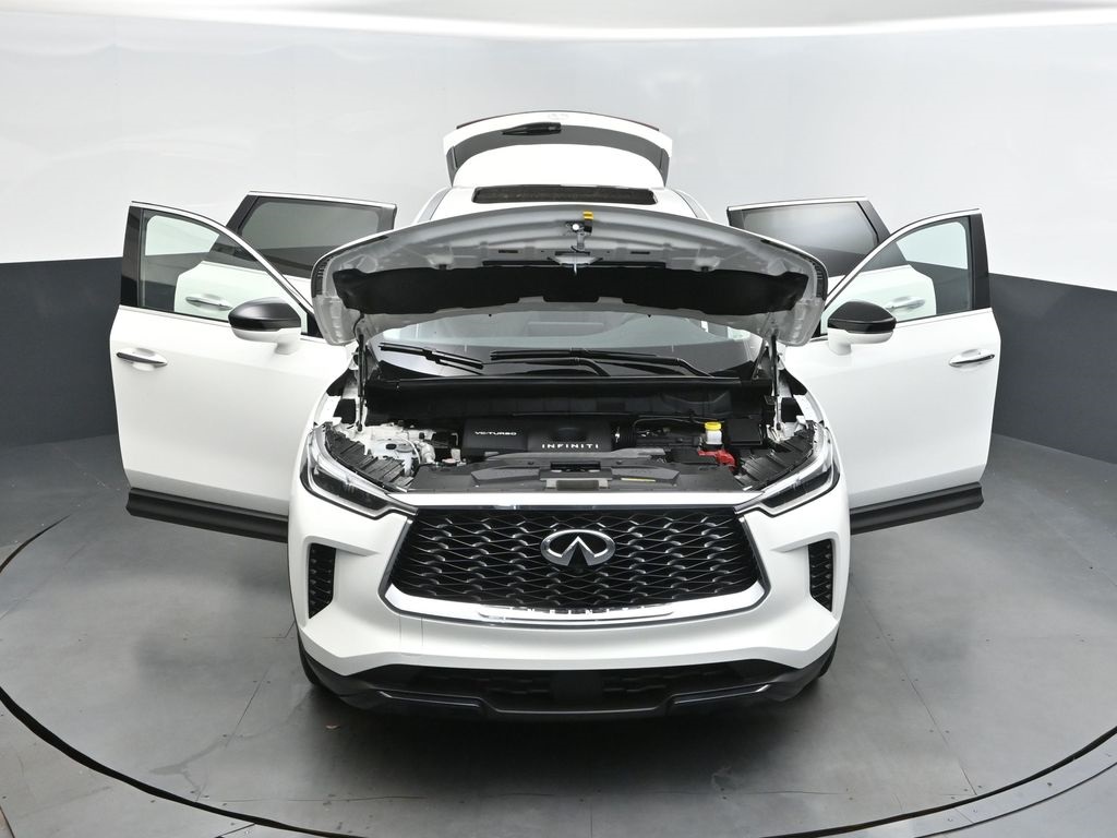 2025 Glacier White Infiniti QX60 PURE FWD SUV