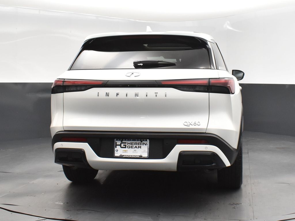 2025 Glacier White Infiniti QX60 PURE FWD SUV