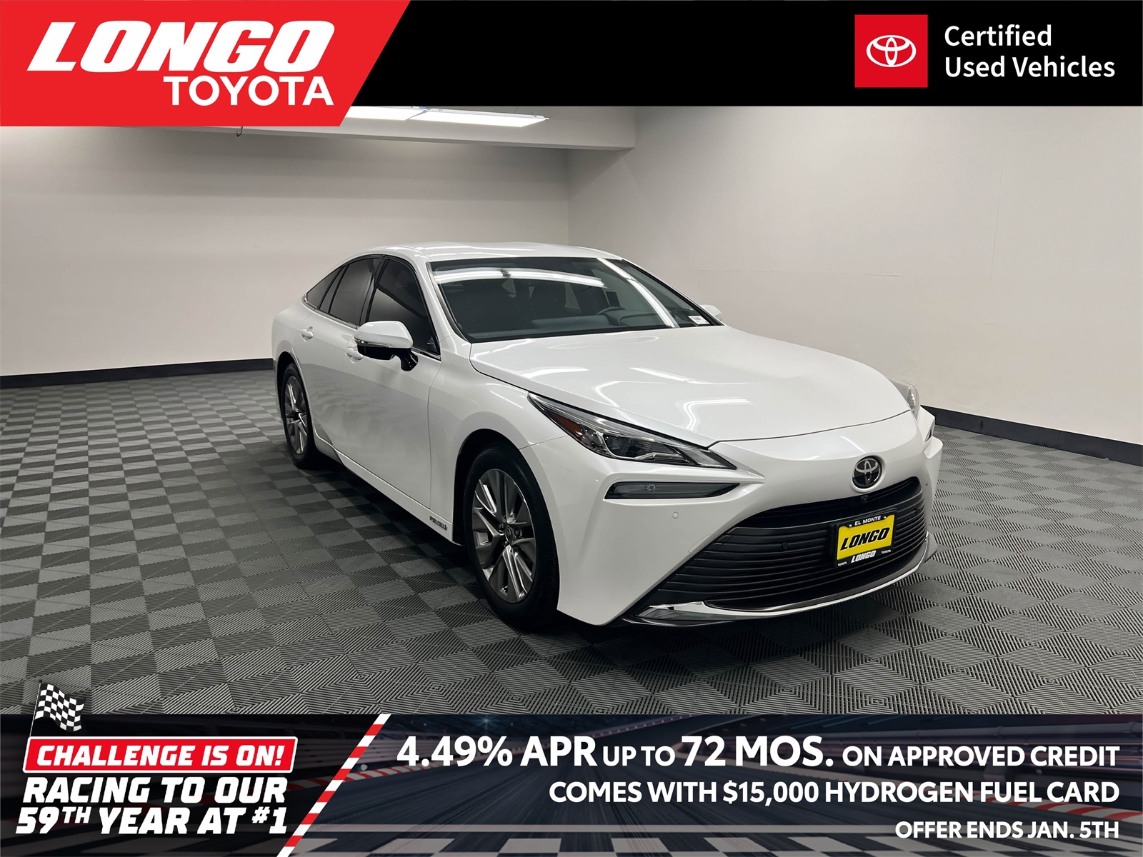 used 2023 Toyota Mirai car, priced at $14,588