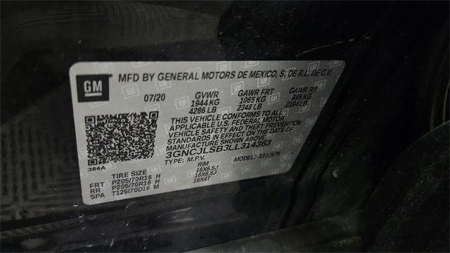 2020 Chevrolet Trax LT FWD 2020 Chevrolet Trax LT FWD