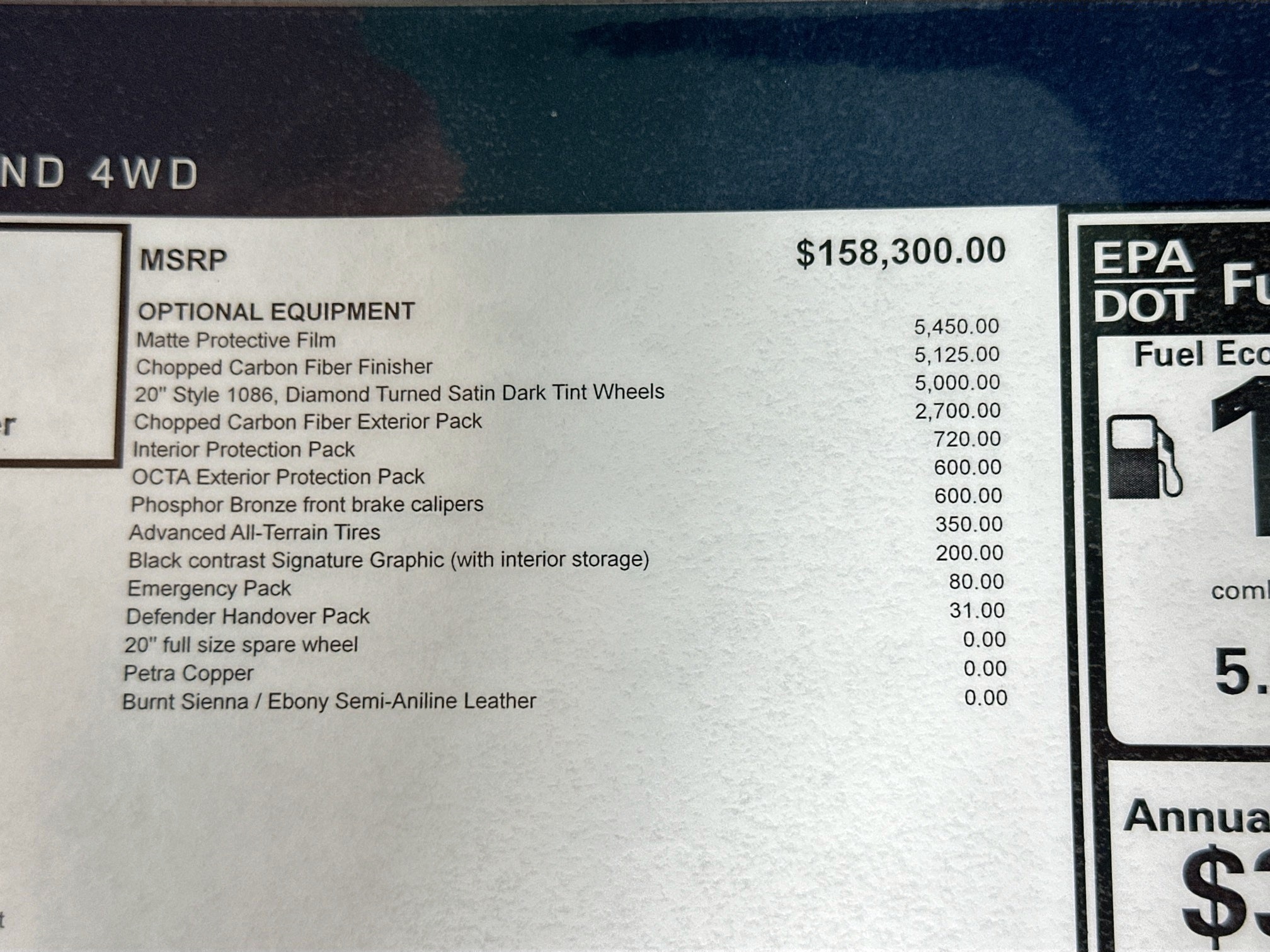 new 2026 Land Rover Defender 110 car, priced at $181,006